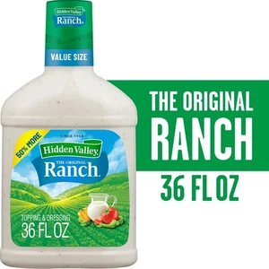 Hidden Valley Original Ranch Dressing & Topping 36 oz Bottle - Picture 1 of 4