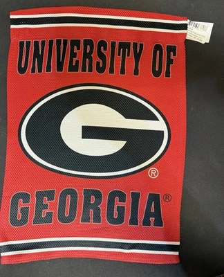 "Bandera de jardín de gamuza en relieve Georgia Bulldogs 12,5x18"" fútbol americano NCAA de Evergreen" Foto 1 de 4