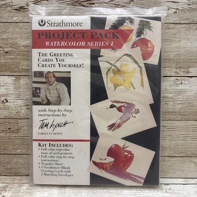 Strathmore Project Pack Watercolor Series 1 with 4 Cards How To Instructions NEW - Image 1 of 4
