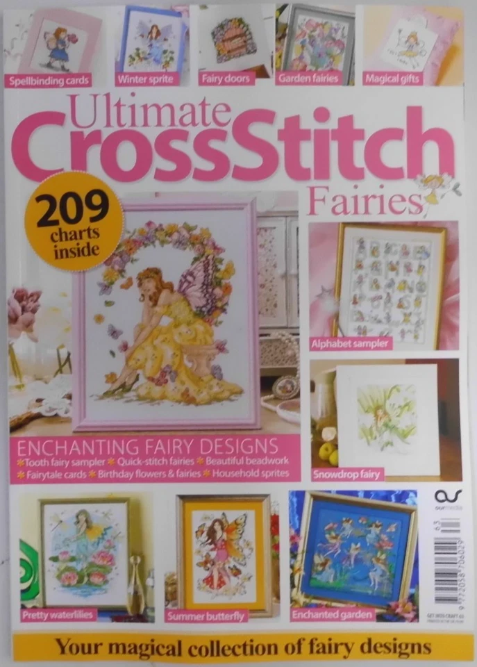 Get Into Craft magazine Ultimate Cross Stitch Fairies Collection. 209 charts - Image 1 of 1