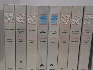 Star Trek The Next Generation Collectors Edition VHS Tape Lot 18 Paramount VHS - Picture 1 of 5