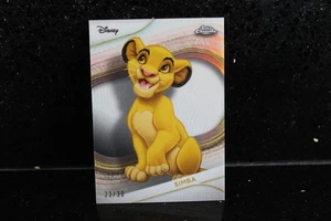 2025 Topps Chrome Disney Simba True BIANCO rifrattore come 23/30 SSP Re Leone! - Foto 1 di 2