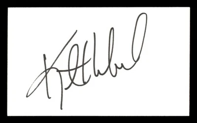 Tarjeta índice firmada autografiada por Kent Hrbek 3x5 Minnesota Twins Foto 1 de 2