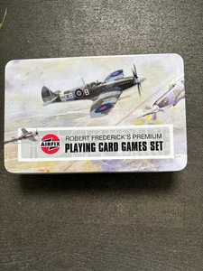 Airfix Playing Cards And Dice Set In Tin Box Cards - Picture 1 of 1