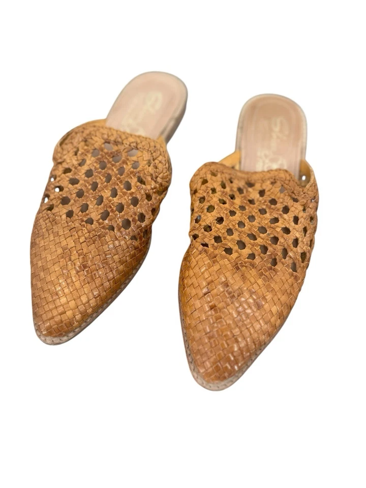 Zapatos planos Sbicca Bristol PS200 para mujer de cuero sin cordones de mula 8 clásicos de trabajo Foto 1 de 4