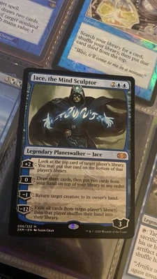 Magic the Gathering Jace, the Mind Sculptor Double Masters Card NM Condition - Image 1 of 2