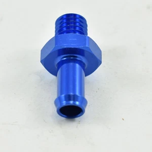 METRIC MALE M10x1.5 TO 5/16 BARB Blue - Picture 1 of 1