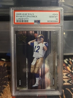 2005 Leaf Rookies & Stars Longevity - Rookie Ryan Fitzpatrick #243 /599 (RC) - Image 1 of 2