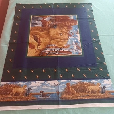 Bloque de edredón/almohada Golden Retriever de 1 panel 17"x21" Foto 1 de 2