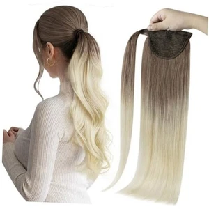 22 Inch Blonde Ponytail Hair 22 Inch ( pack of 80g ) 1Ponytail #T8/60 - Picture 1 of 7