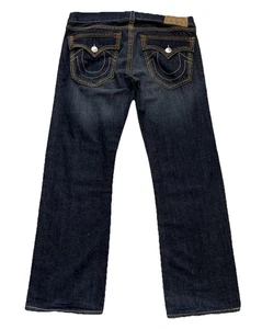 True Religion Jeans Herren 38 Dark Wash Billy Big T Super T Straight Leg Made USA - Bild 1 von 24