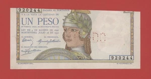 URUGUAY 1 PESO 1930 GESTEMPELT PICK # 17 VZ. - Bild 1 von 2