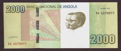 ANGOLA 2012 2000 2,000 Kwanzas P 157 a Crisp UNC - Image 1 of 2