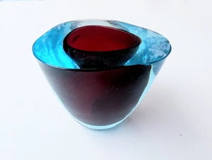 Vintage glass dish bowl cigar ashtray vintage 1960s  - Picture 1 of 8