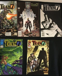 Image Comic Books- Team 7 & Weapon Zero Mixed Lot of 9 Vintage 1994-1997 - Picture 1 of 11
