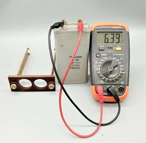 1 pcs PYRAMID Can Oil Filled CAPACITORS 600 volt 6 MF - Picture 1 of 8