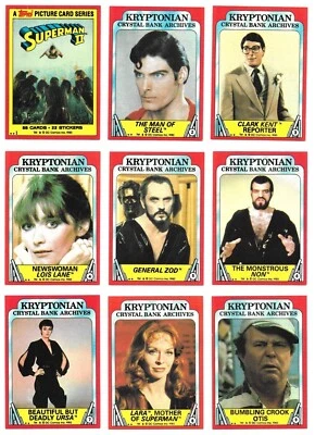 1980 DC Superman II / 2 / Movie Trading Cards / You Choose #s 1 - 88 / bx97 - Image 1 of 4