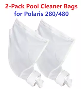 2-Pack Polaris 280 Pool Cleaner Bag Polaris Pool 480 Cleaner Bag Strainer Bag - Picture 1 of 5