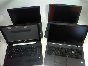 Lot of 3 Broken HP 250 G6 and 1x 250 G5 Laptop Core i3-6006U 2GHz 4GB 0HD AS-IS