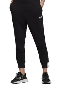 Adidas Originals Women's Black Joggers-tracksuits  Black Heavy Fabric 41162140 - Picture 1 of 3