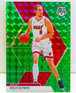 Kelly Olynyk 2019-20 NBA Panini GREEN MOSAIC PRIZM Card #180 Miami Heat SP ?? - Picture 1 of 5