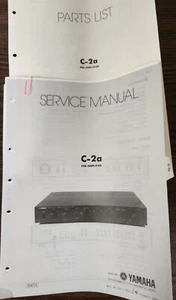 Yamaha C-2a Vorverstärker Service Manual + Ersatzteilliste - Original - Bild 1 von 1