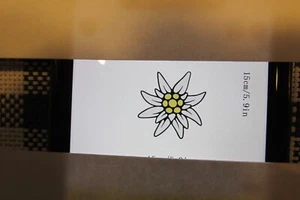 Calcomanía de vinilo Edelweiss/flor - Imagen 1 de 2