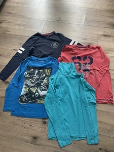 4 Langarmshirts Rolli Jungen 146/152 - Bild 1 von 2