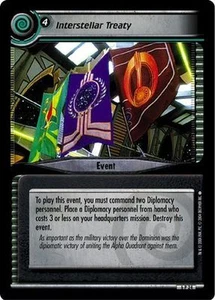 Star Trek CCG 2E Reflections 2.0 Interstellar Treaty FOIL 6P24 - Picture 1 of 1