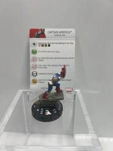 Marvel Heroclix Civil War Captain America 101 LE Figure With Card - Picture 1 of 2