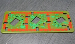 TRANSOGRAM GREEN GHOST Glow-in-the-Dark Orange Spot Game Board Part VINTAGE - Picture 1 of 3