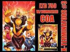 X-Terminators #3 David Nakayama Variant Cover (B) Marvel Comic COA LTD 750