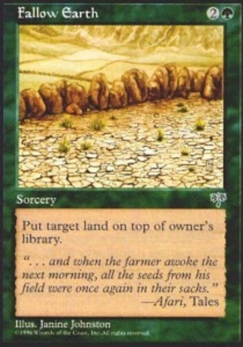 Fallow Earth ~ Near Mint Mirage MTG Magic UltimateMTG Green Card - Image 1 of 1
