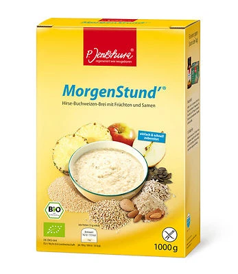 P. Jentschura Morgenstund 1000g - BIO Frühstücksbrei + frei wählbare Gratisprobe - Bild 1 von 4