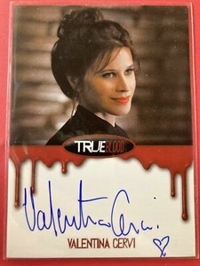 Valentina Cervi 2013 Rittenhouse HBO True Blood Archives Autograph as Salome