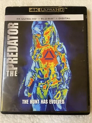 The Predator 4K UHD Blu Ray Action Monsters Creatures 2018 Arnold Schwarzenegger - Image 1 of 4