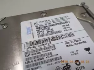 IBM 146 GB 90P1382 90P1385 26K5246 SCSI Internal 15000 RPM 3.5"Hard Drive HDD - Picture 1 of 1