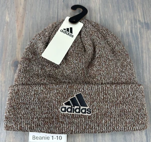 Adidas Men's Team Issue 3" Fold Beanie Beige Heather OSFM NEW - Picture 1 of 9