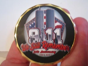 2001 WE STILL REMEMBER 911 CHALLENGE COIN THE V FOUNDATION VICTORY OVER CANCER - Picture 1 of 2