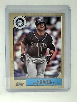 Edgar Martinez 2022 Topps Archives Baseball - #288 (1987) - Seattle Mariners - Image 1 of 2