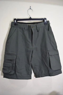 Boy Scout YOUTH L 14 Green Canvas Official BSA Uniform 29x10.5 Shorts BSA B481u - Image 1 of 4