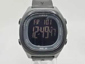 Timex Ironman TW5M19000 Black/Gray Digital Men Watch New Battery 40mm - Picture 1 of 13