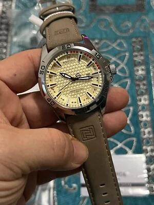 Orologio uomo Datario automatico Pelle Flieger 3ATM Pilota Militare Sportivo - Immagine 1 di 4