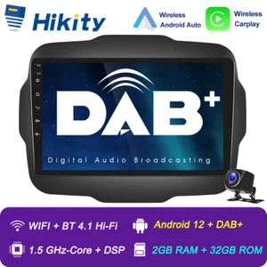 DAB+ Android 12 Apple Carplay Autoradio für Jeep Renegade 2015-2020 GPS Navi DSP - Bild 1 von 20