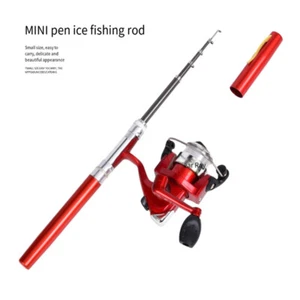 1/juego de accesorios de pesca con caña telescópica portátil para exteriores mini pluma - Imagen 1 de 9