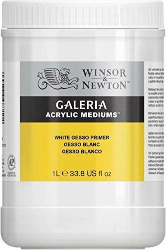 Winsor & Newton Galeria Acrylic White Gesso Primer, 1-Liter(Package may vary) - Image 1 of 1