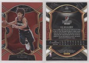 2020-21 Panini Select Concourse Red Prizm /199 CJ Elleby #100 Rookie RC