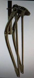 CLASSIC SPRINGER FORK FRONT END FOR 26" BEACH CRUISER BICYCLES BLACK 1 " - Picture 1 of 2