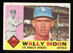 1960 Topps #5 Wally Moon minderwertiges Set Füllstoff Los Angeles Dodgers - Bild 1 von 2