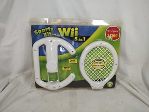 Wii Sports Nintendo Game kit Family Golf Tennis Baseball Wheel Controller 5 in 1 - Picture 1 of 2
